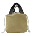 Simple Style Cotton Handle Cooler Bag